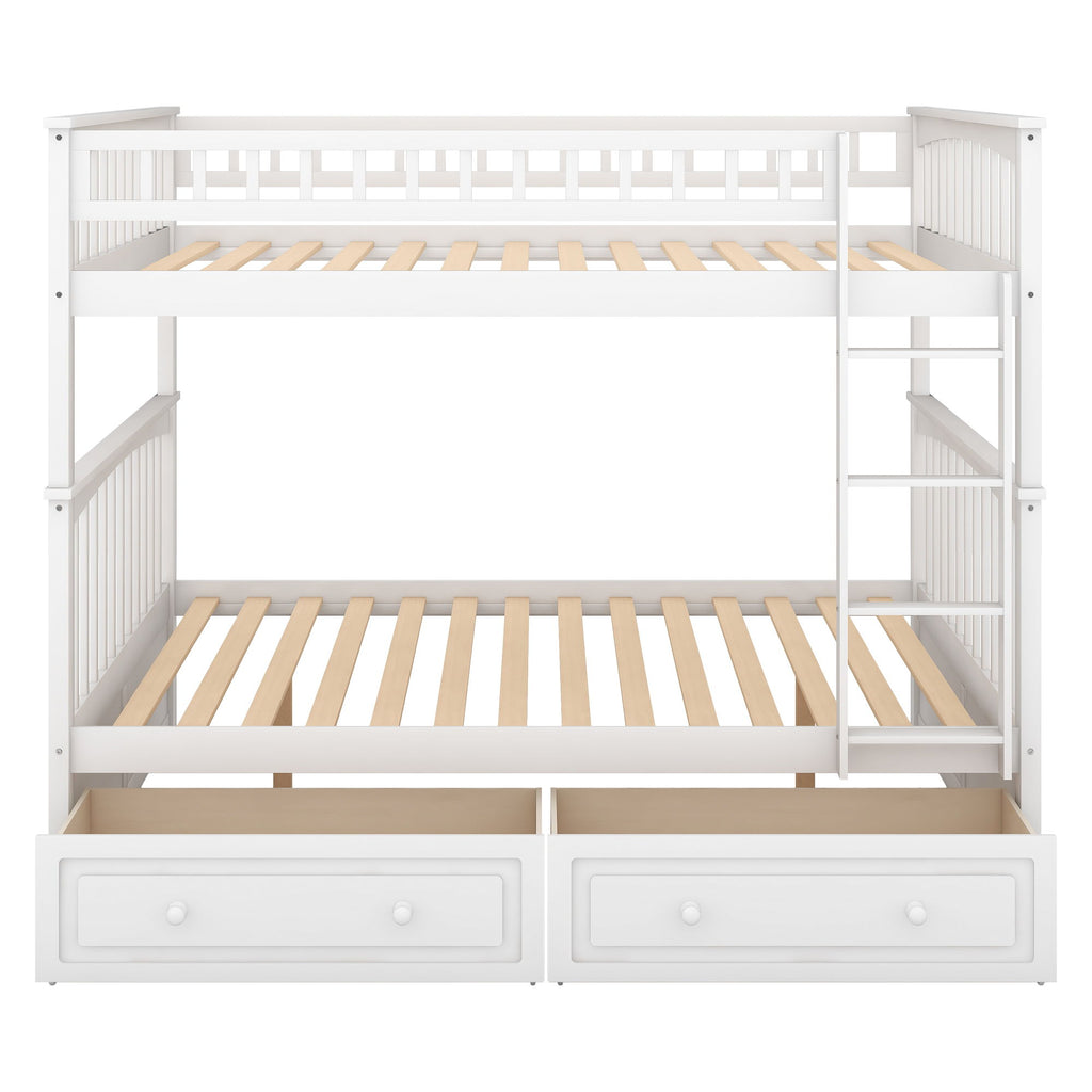 Bunk Bed With Drawers, Convertible Design