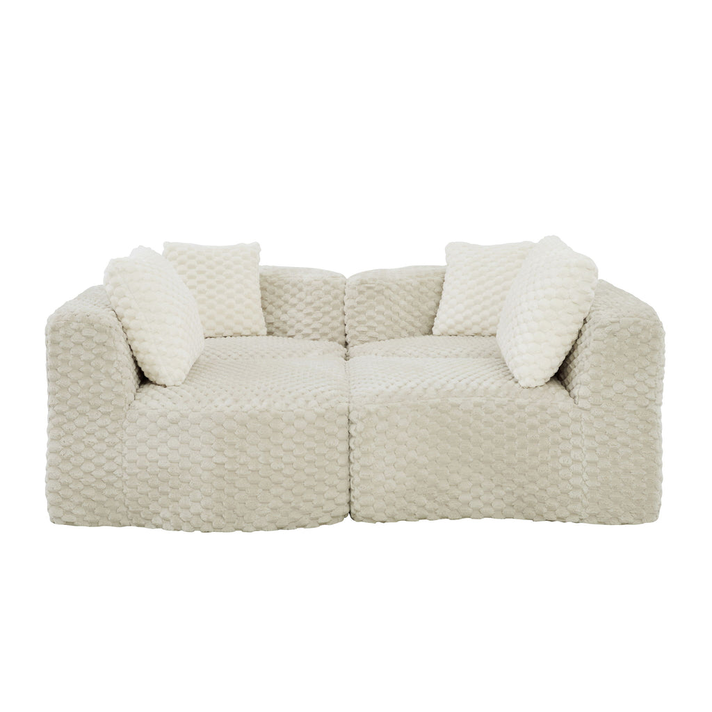 Modular Sectional Sofa With Free Combination Design