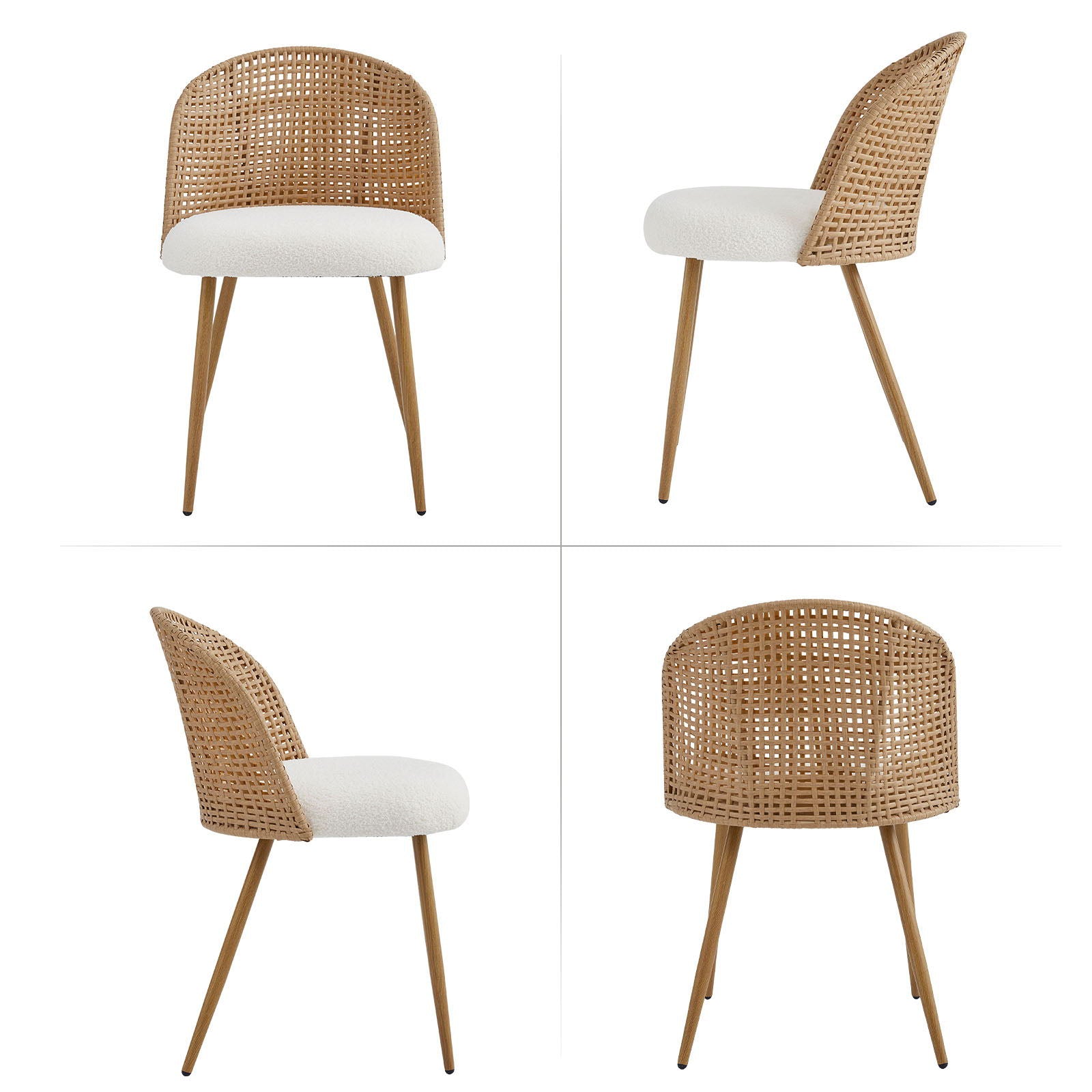 Bohemian Style Double Seater Dining Chair