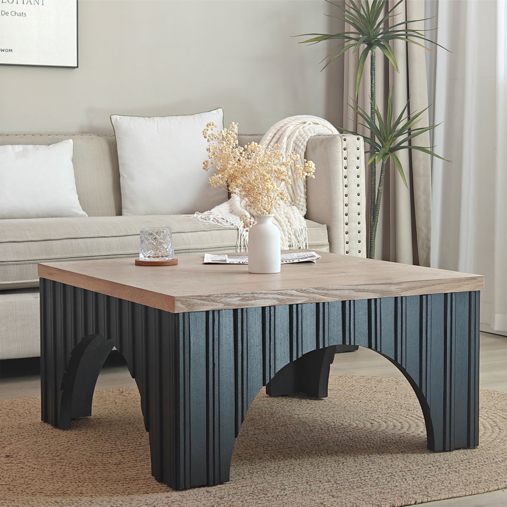 Arch Fluted Table