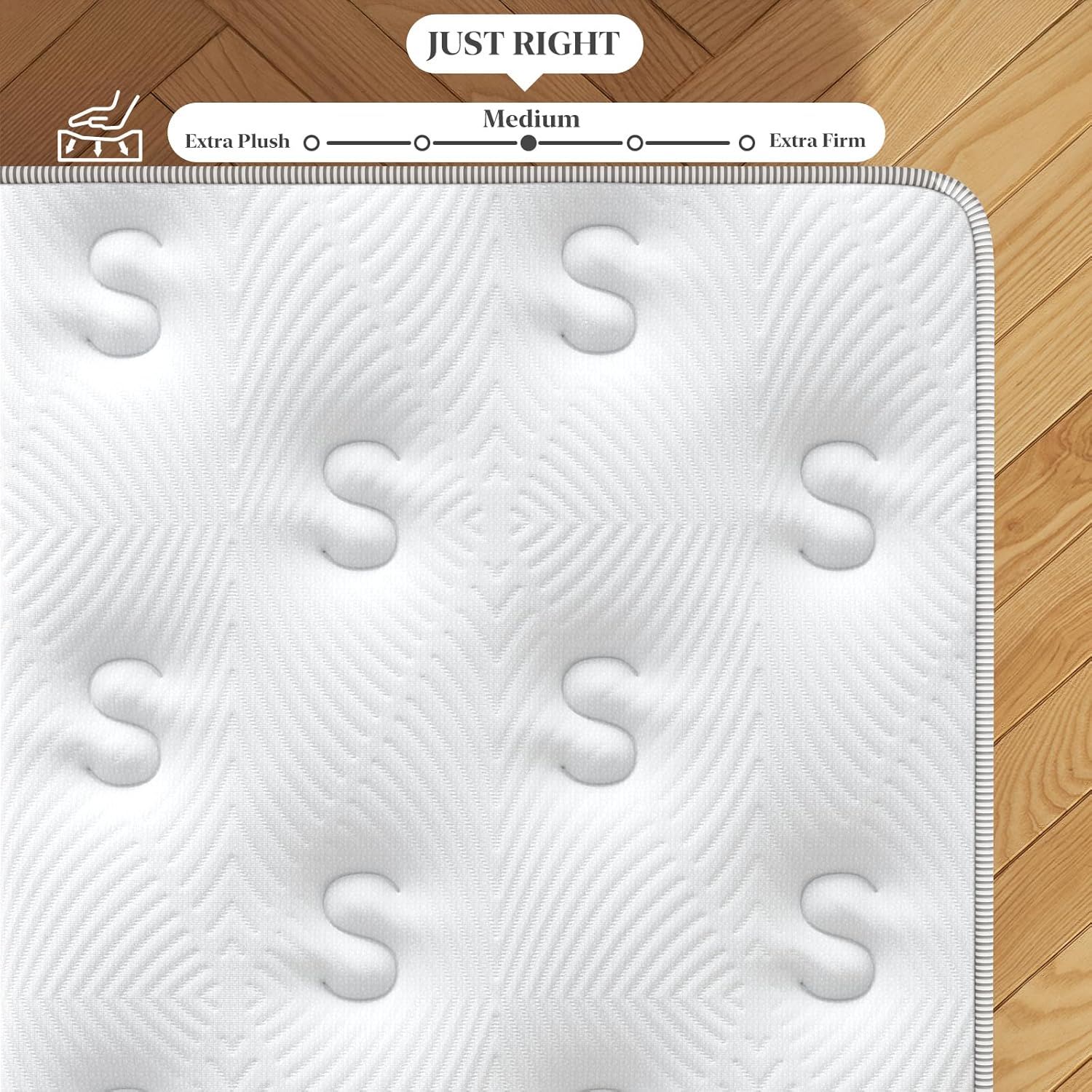 Snooze Mattress Company Atlas - 14" Euro Top Firm Hybrid Mattress With Independently Encased Coils & Gel Memory Foam