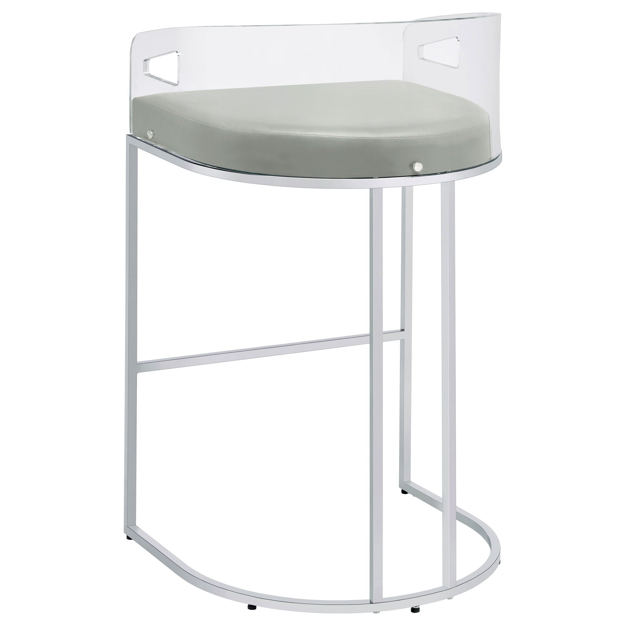 Mello - Upholstered Bar Chair (Set of 2) - Gray