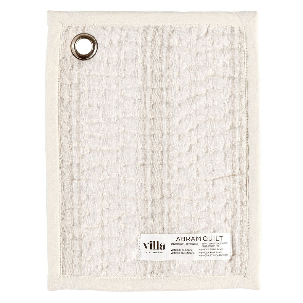Abram - Cotton Linen Quilt Set