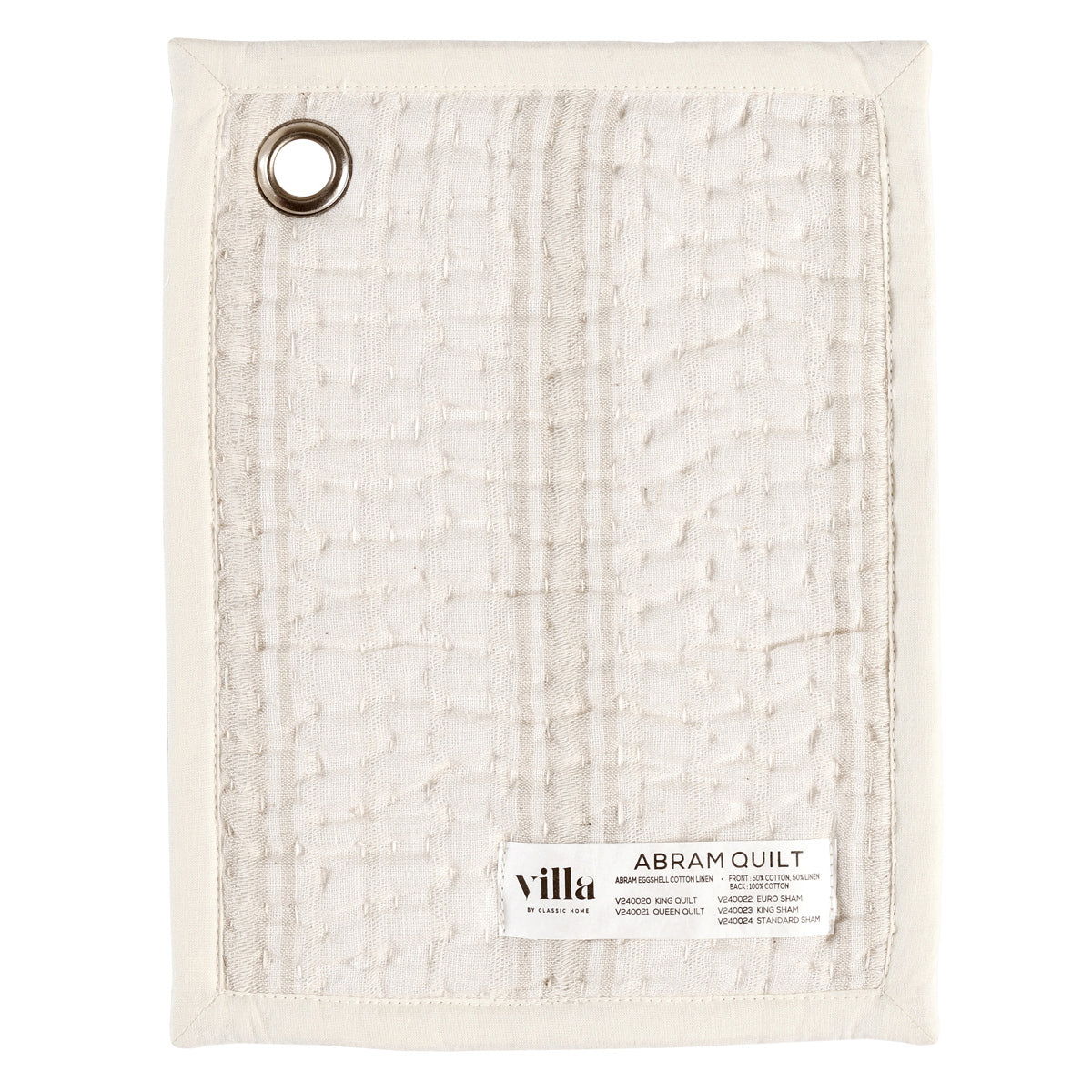 Abram - Cotton Linen Quilt Set