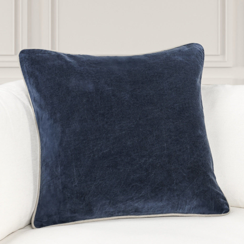 Heirloom Velvet - SLD Pillow - Navy
