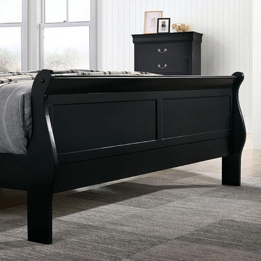 Louis Phillipe Sleigh Bed