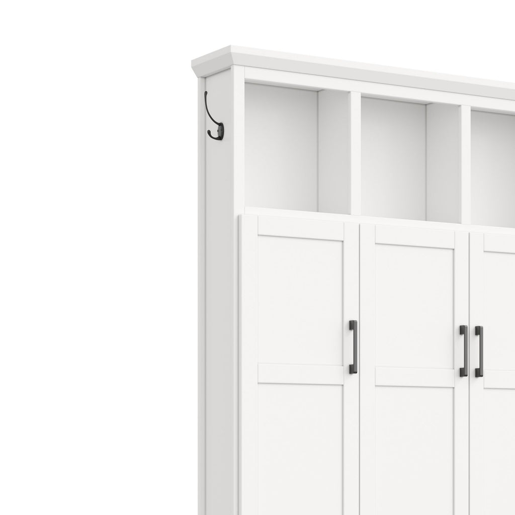 Hall Tree With 4 Hidden Cabinets