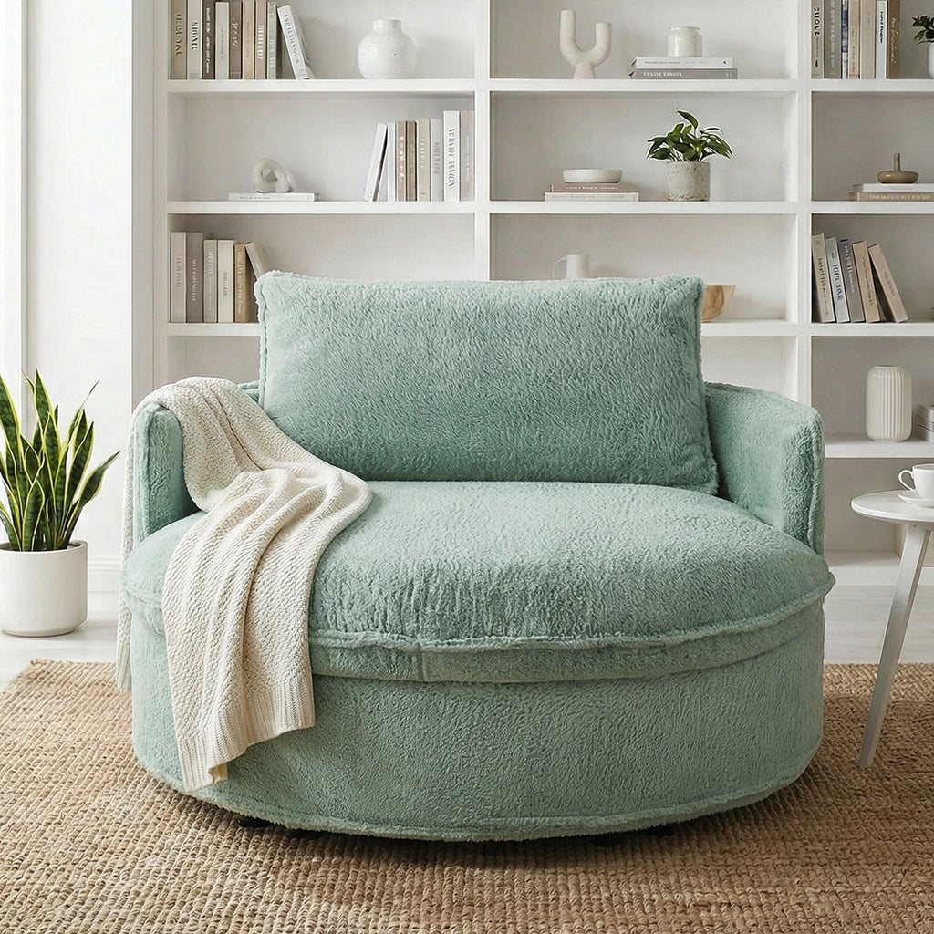 Round Lounge Sofa Chair For Living Room
