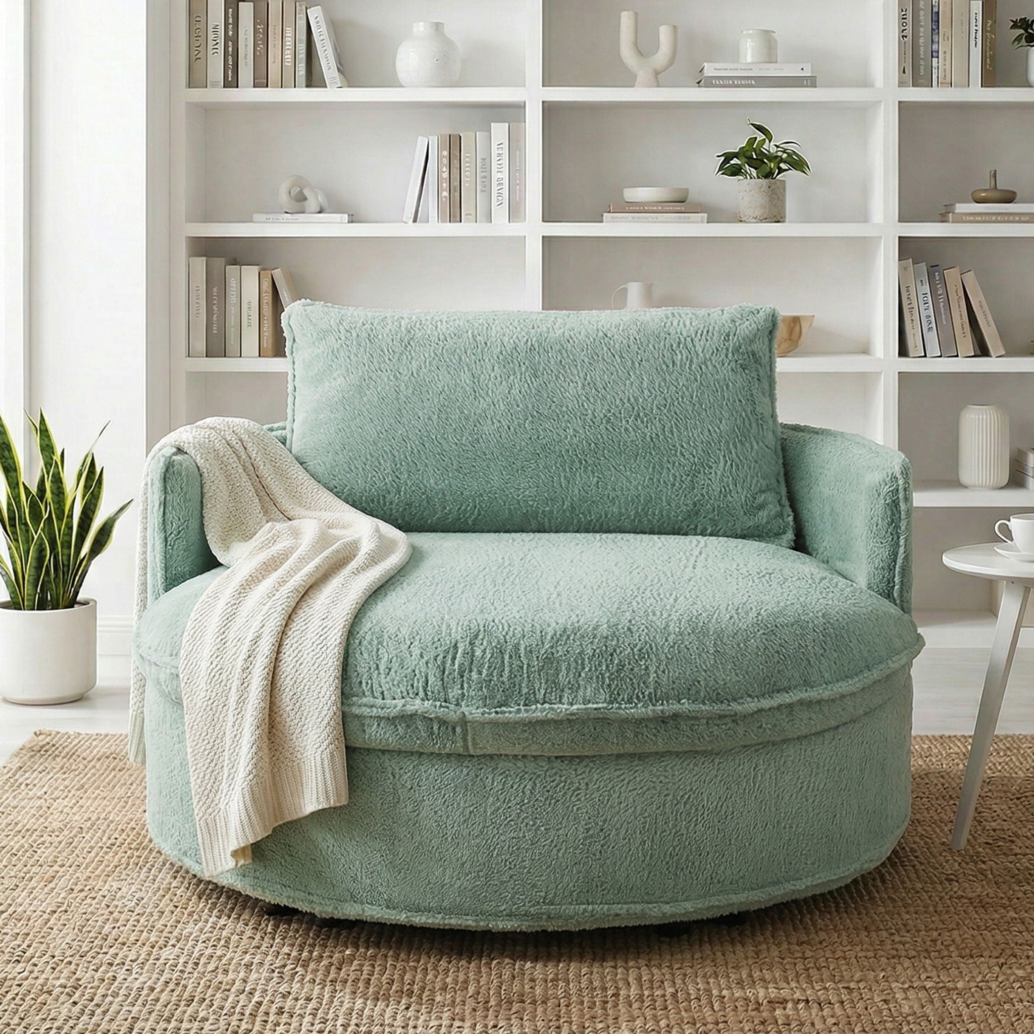 Round Lounge Sofa Chair For Living Room