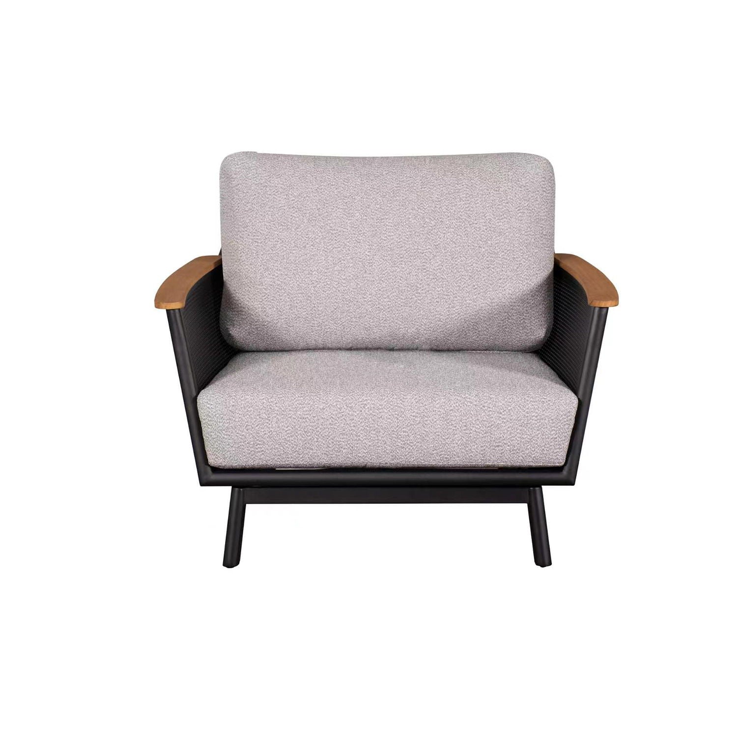Chair With Armrests - Black / Black Multi