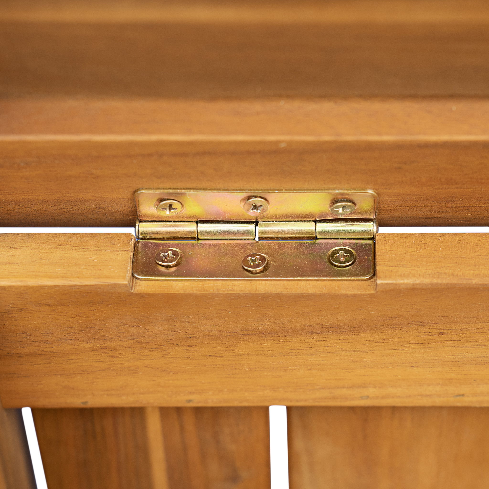 Portside - Wooden Deck Box 30 Gallons Storage Bench - Teak