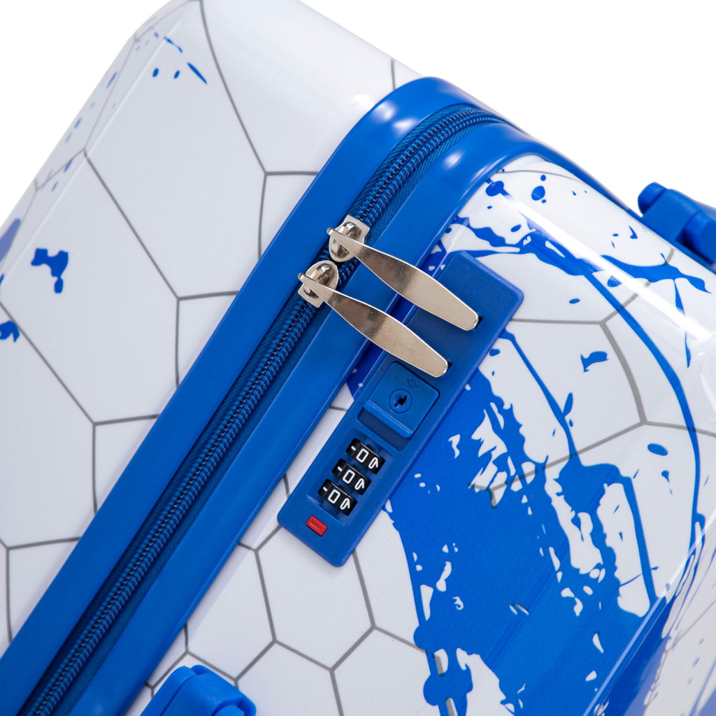 Luggage With Combination Lock, Lightweight Carry-On Suitcase