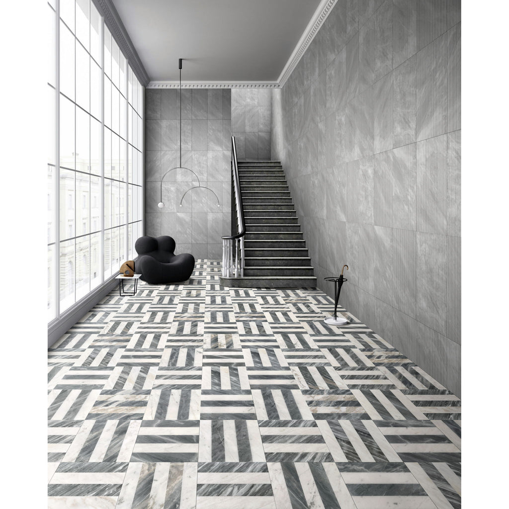 Elegant Waterjet Polished Marble Tile For Floor And Wall