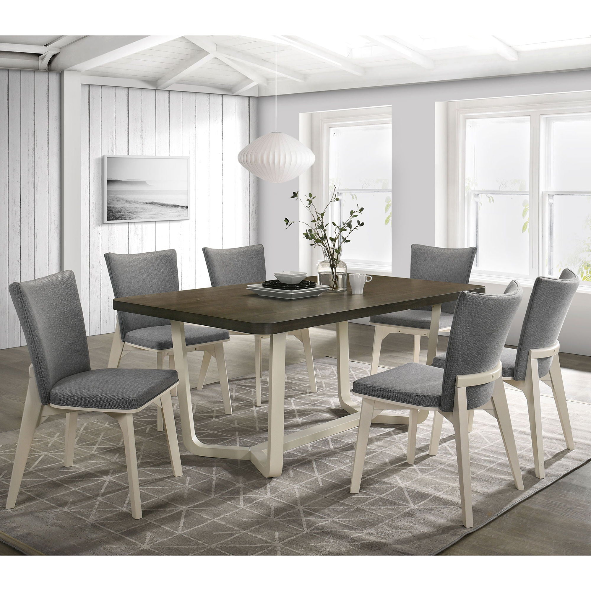 Jean - Upholstered Dining Side Chair (Set of 2) - Gray