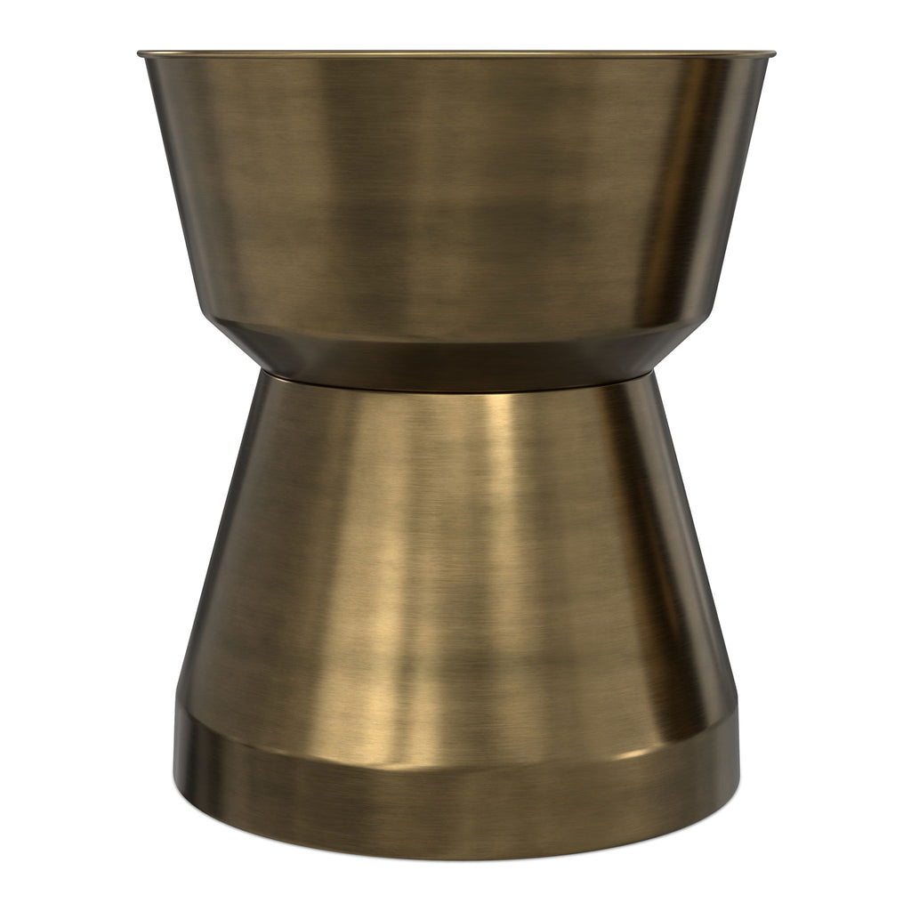 Allegra - Side Table - Antique Brass