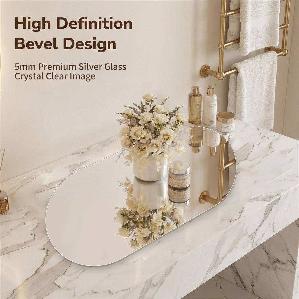Modern Framed Bathroom Vanity Mirror