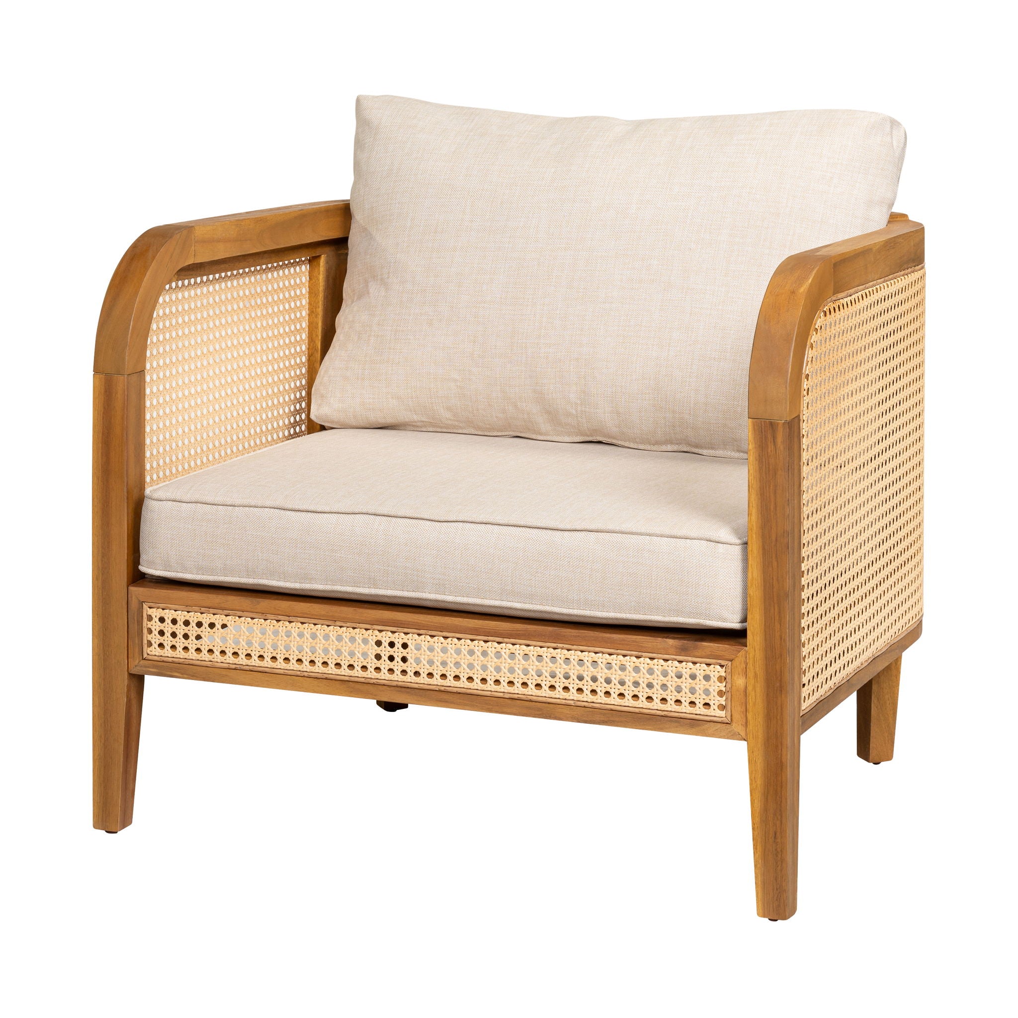Kirkby - Bohemian Outdoor Patio Cushioned Arm Chair