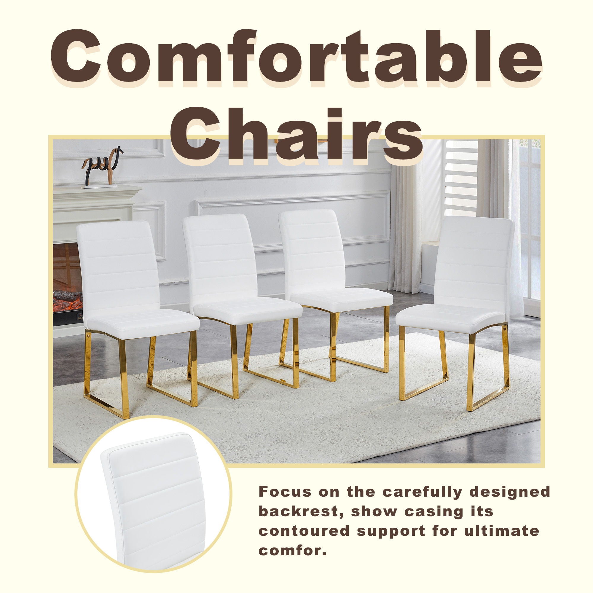 Oversized Ergonomic Dining Chairs For Home