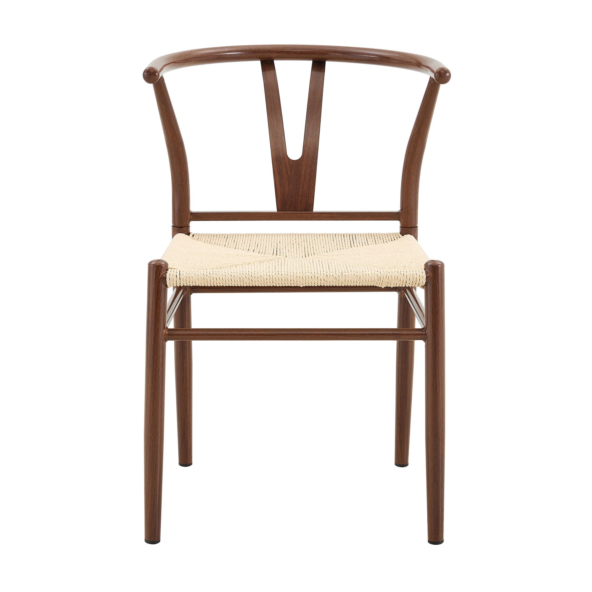 Wesborn - Y Shaped Medieval Armchair For Dining Table (Set of 2) - Brown