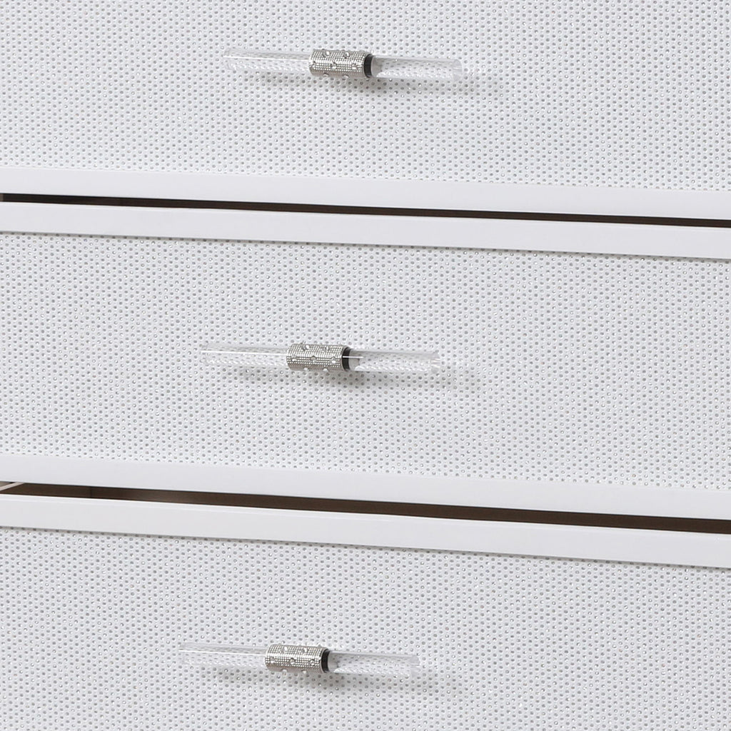 Opium - 5 Drawer Chest - White