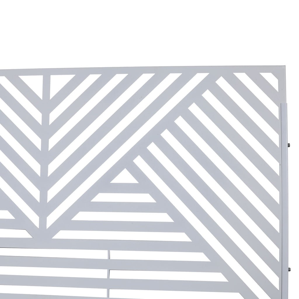 Freestanding Outdoor & Indoor Freestanding Metal Privacy Screen
