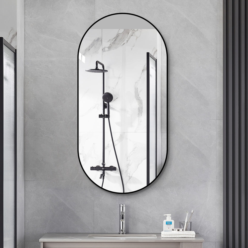 Modern Framed Bathroom Vanity Mirror