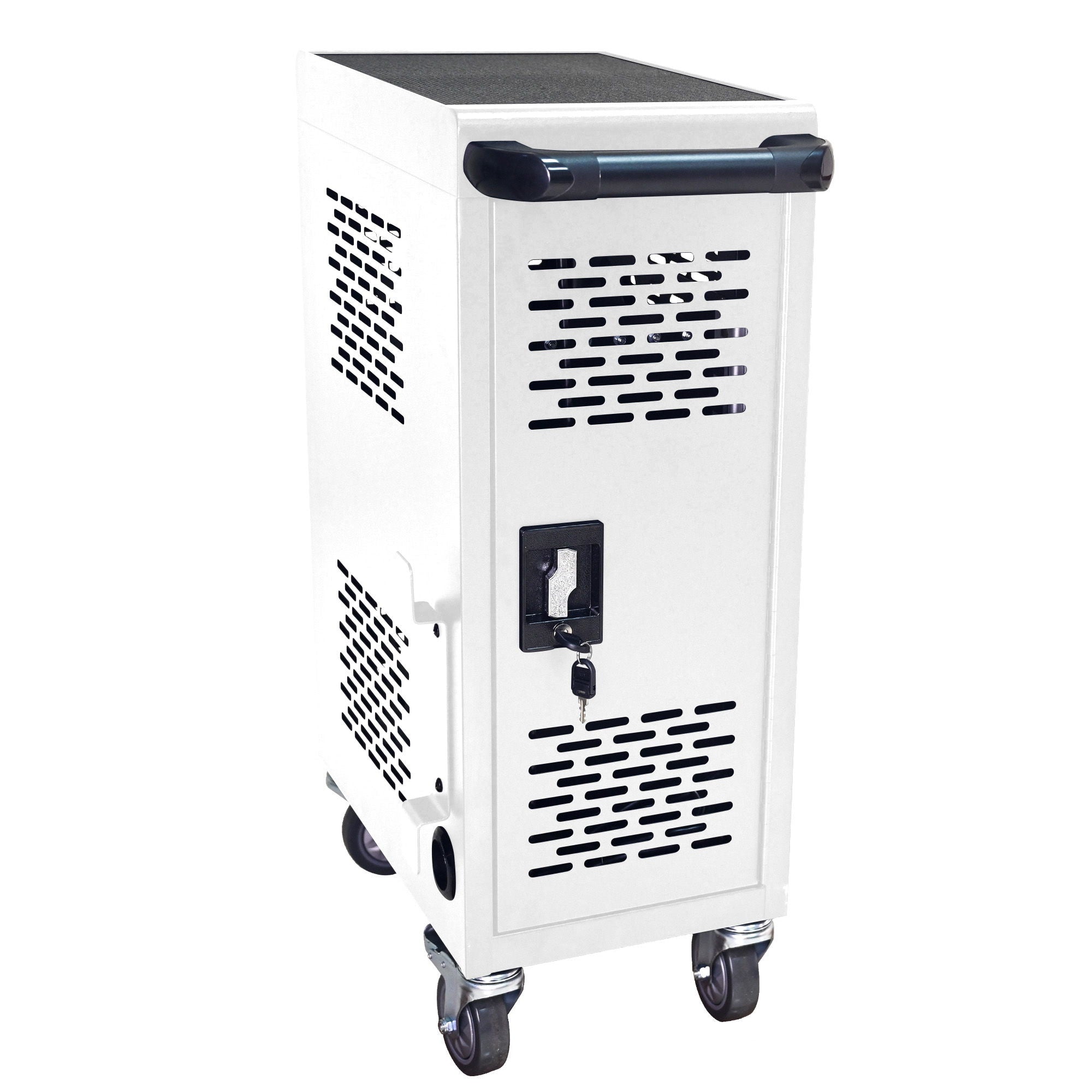 16 Bay Mobile School Charging Cart Station For book, Tablet And Laptop Computer With Power Strip Included