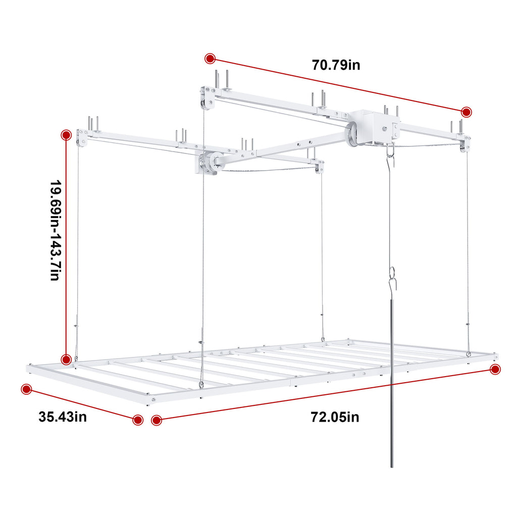 Overhead Garage Storage Rack