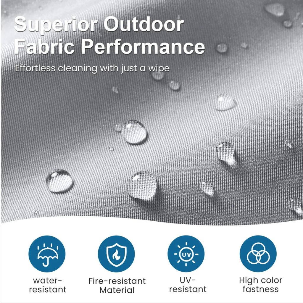All-Weather Loveseat Sofa With Thick Cushions