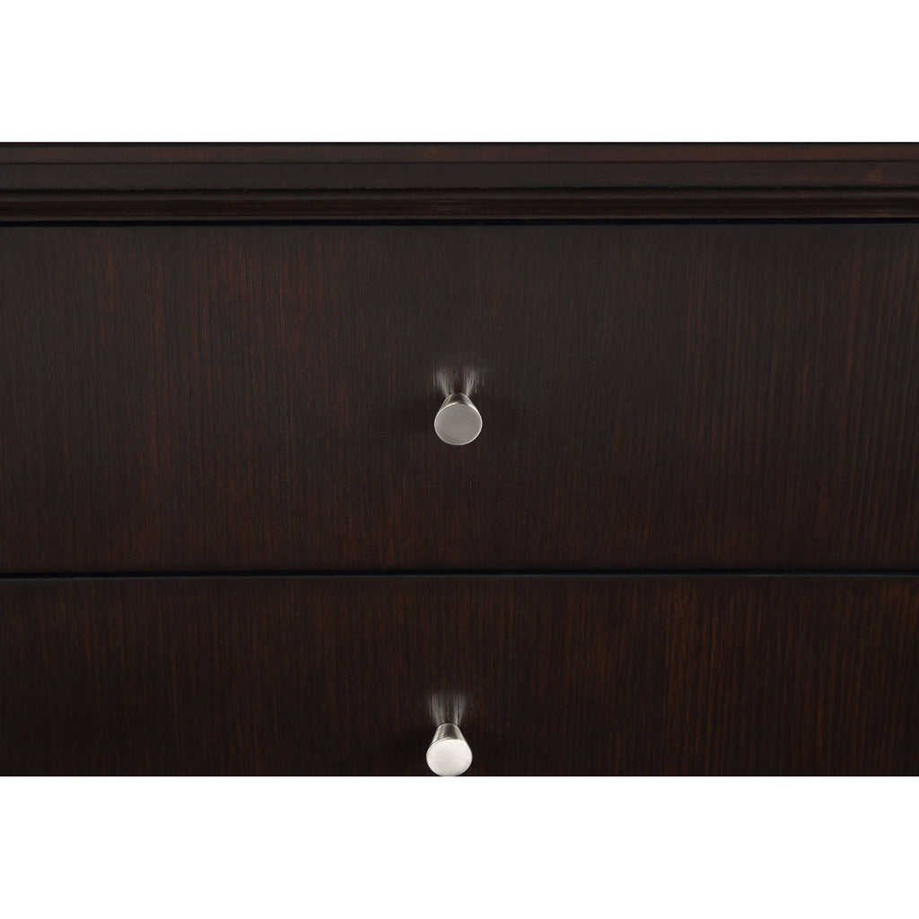 Niguel - 2 Drawer Nightstand With Felt Lined Top Drawer - Brown