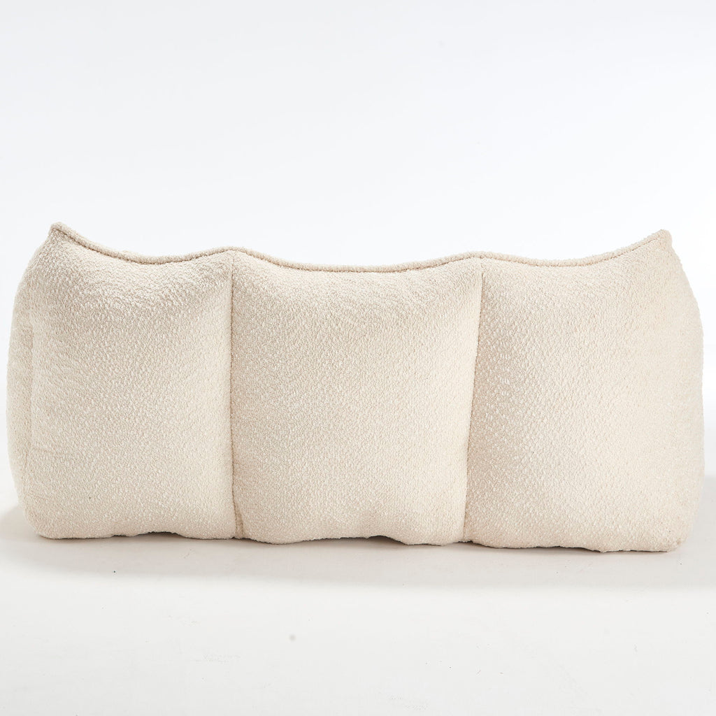 Comfortable Dual Beanbag Chair With High Resilience Foam Core For 2 People