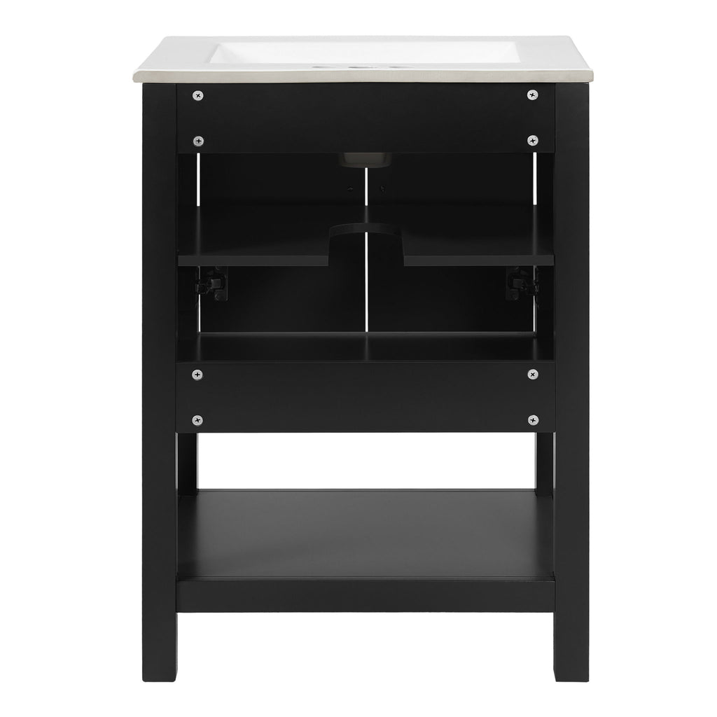 Modern Bathroom Vanity With Elegant Twill Design