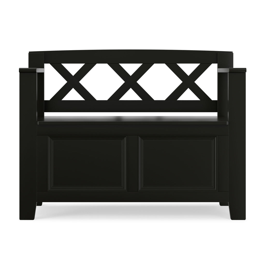 Amherst - Small Transitional Entryway Storage Bench