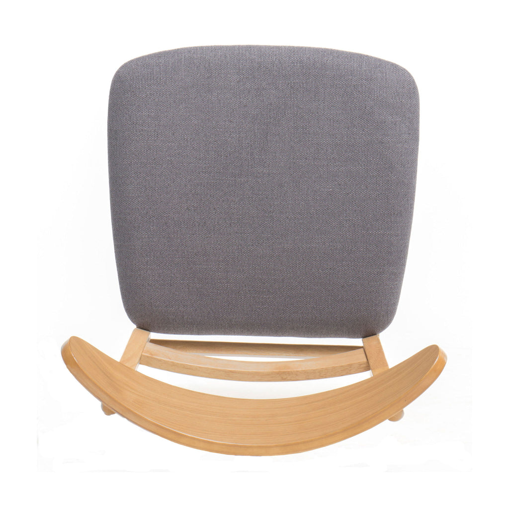 Mid Century Modern Dining Chair With Upholstered Seat And Wood Frame