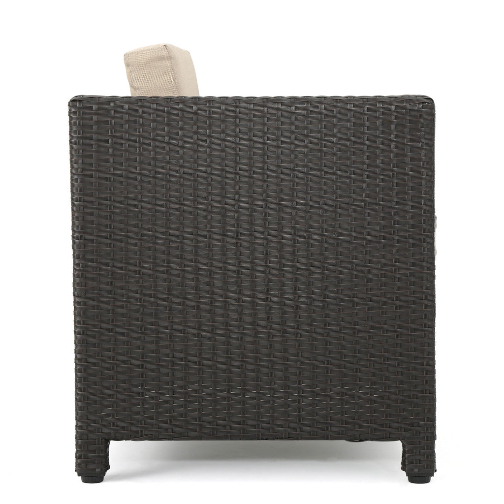 Stylish Outdoor Club Chair With Weather Resistant Cushions