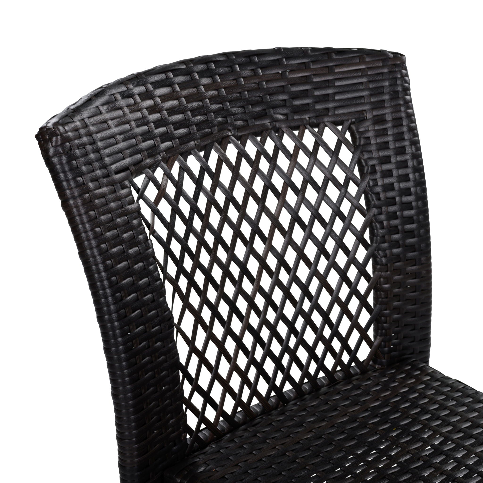 5 Piece Patio Dining Set With Chairs, Outdoor Furniture - Brown Multi / Light Teak