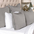 Harlow - Duvet King Sham- Gray