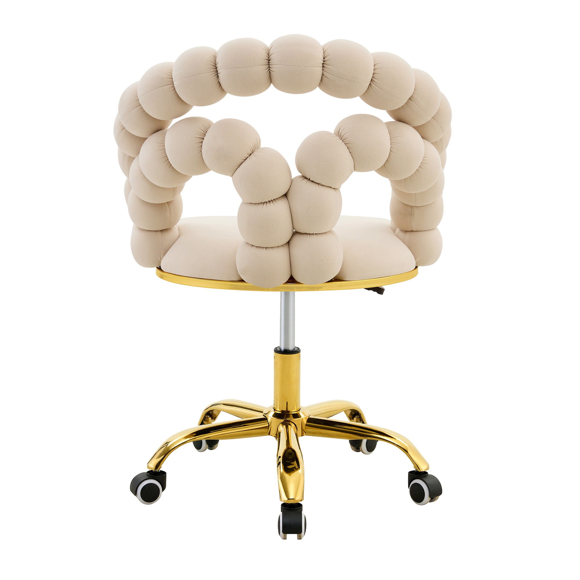 Puffy Bubble, Ball Chain Accent Chair With 5 Claw Casters