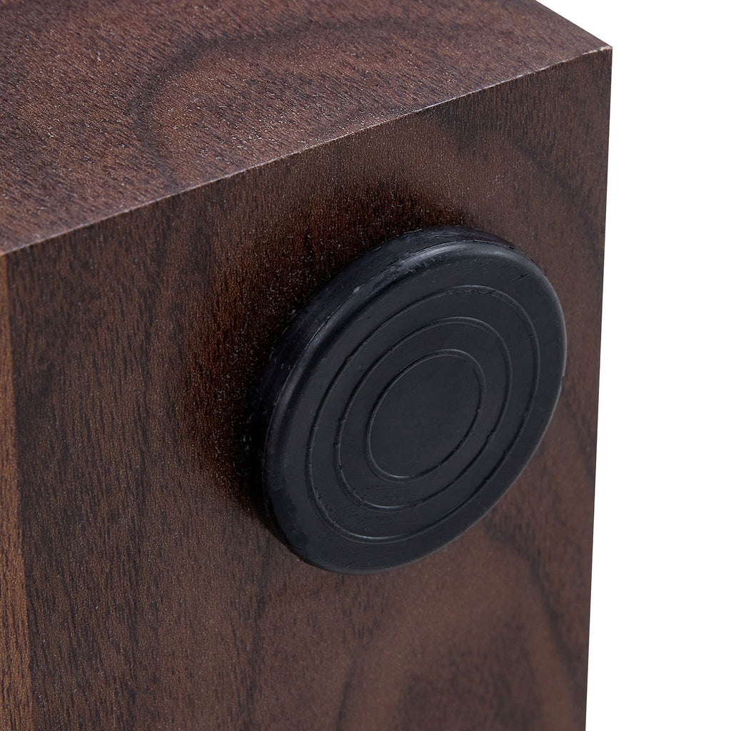 Luxurious Wood Grain Coffee Table Elegant Design For Living Room - Walnut