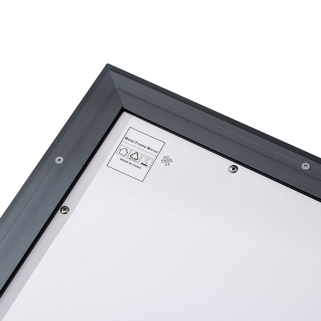 LED Bathroom Beveled Mirror, 3000 - 6000K Gradient Front And Backlit LED Mirror For Bathroom, 3 Colors Dimmable, Ip54 Enhanced Anti Fog