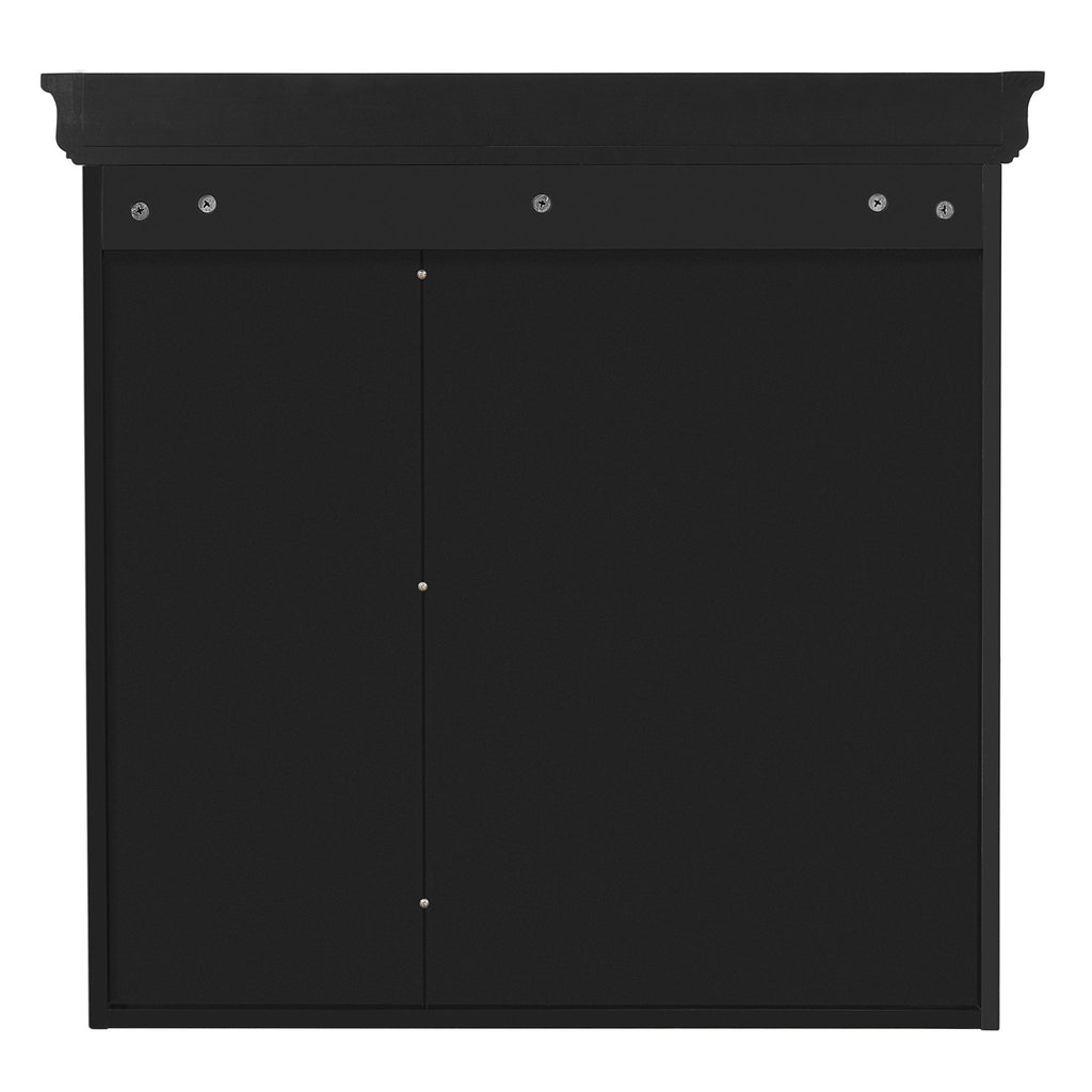 Wall Mounted Bathroom Medicine Cabinet With Mirror And Adjustable Storage With Soft Close Hinges