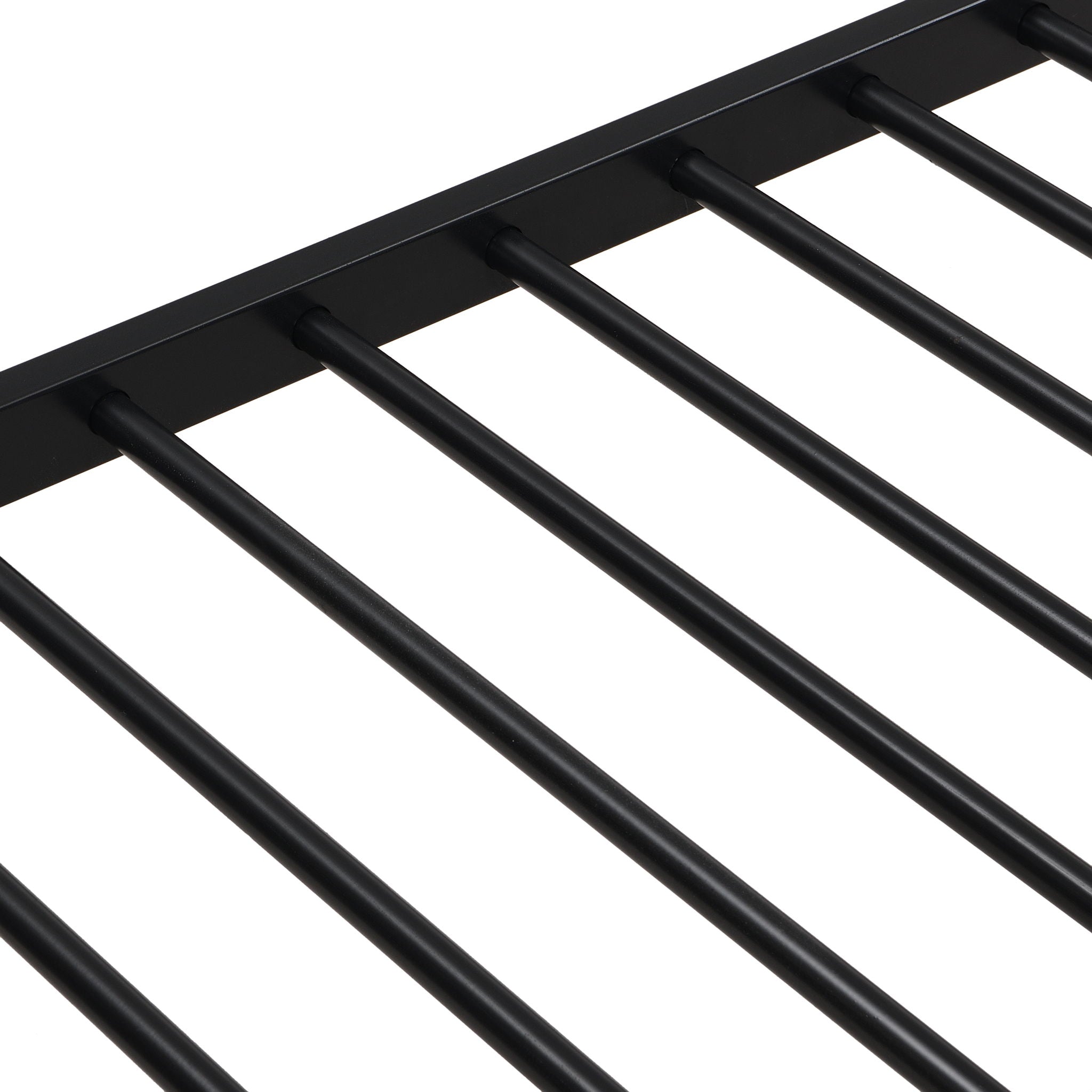 Twin Over Full Bunk Bed With Large Under-Bed Storage - Black