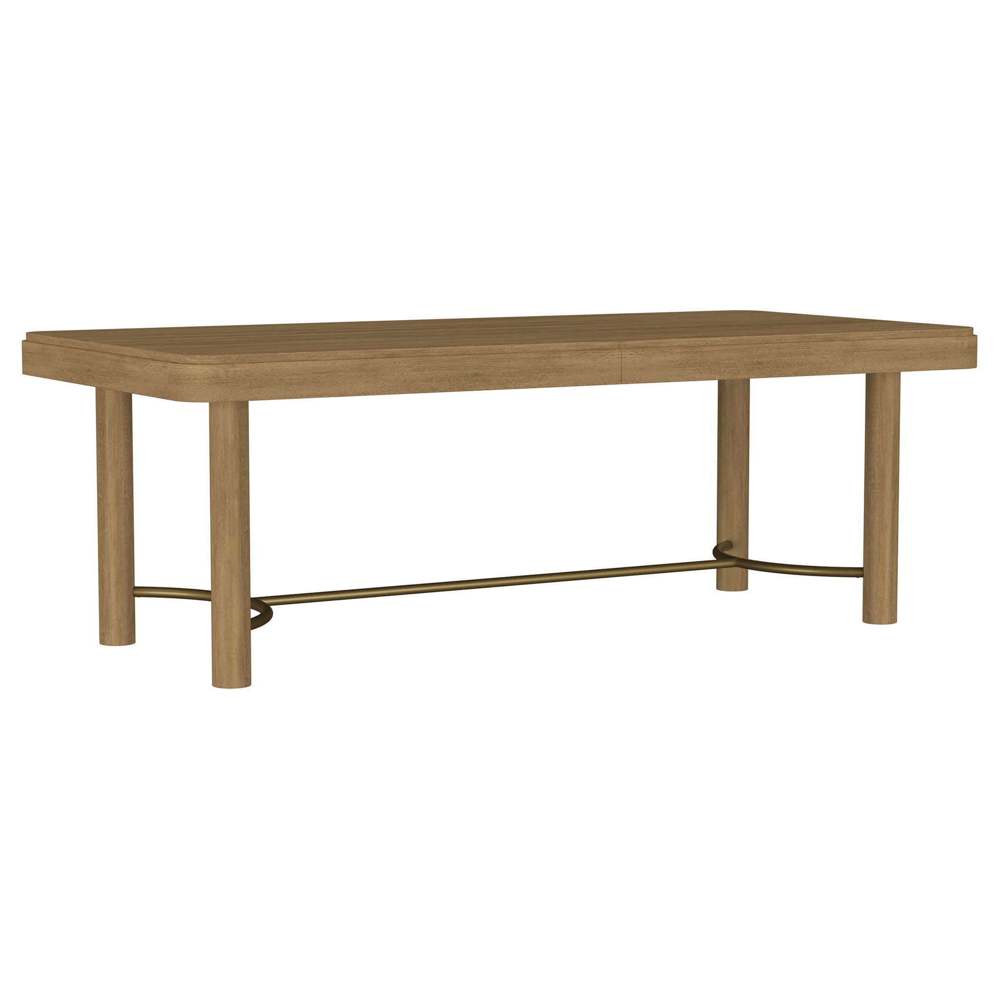 Benson - Extension Leaf Dining Table With Trestle Base - Sand
