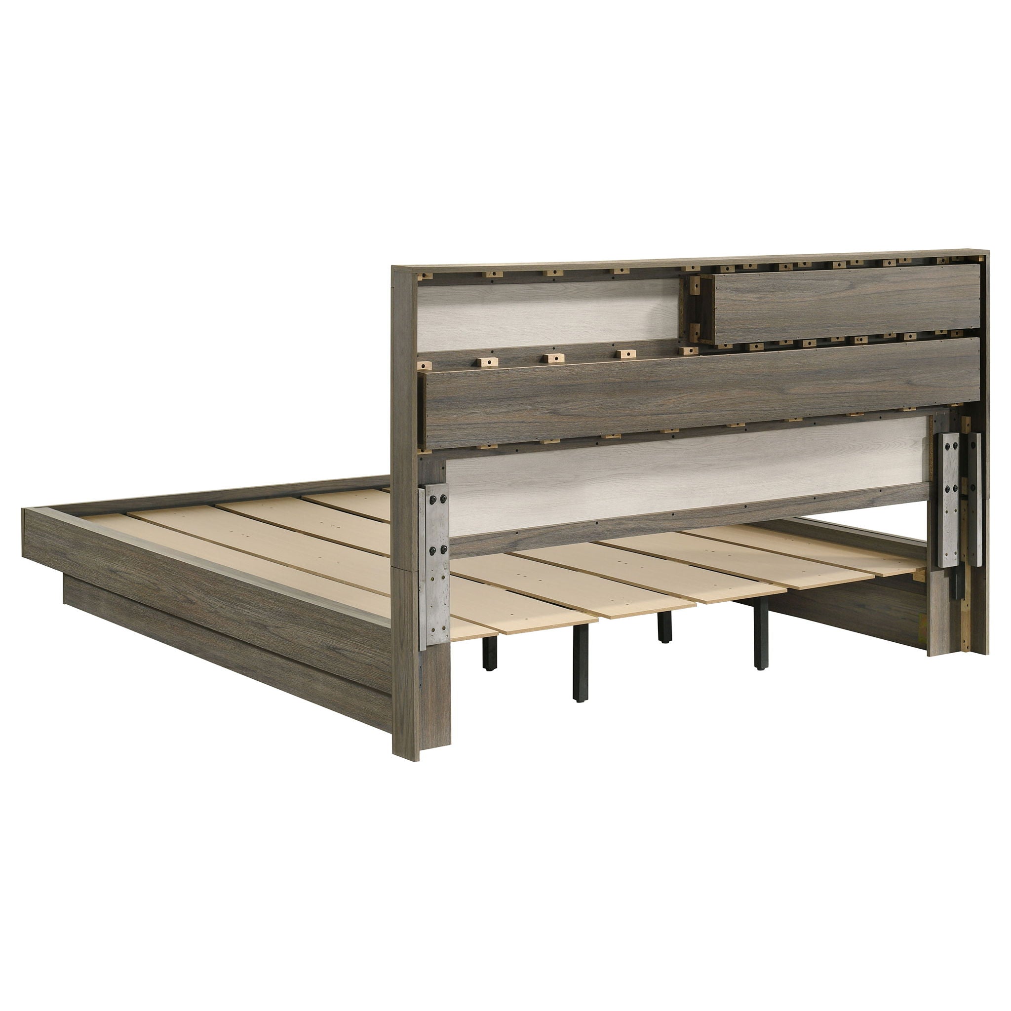 Edmondson - Bookcase Headboard Bed