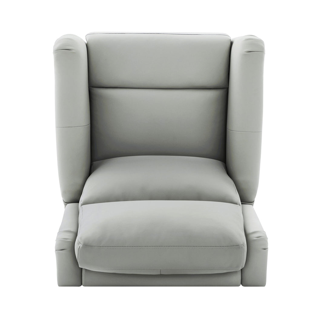 Manual Recliner Swivel Rocking Chair With 8 Point Massage And Heating