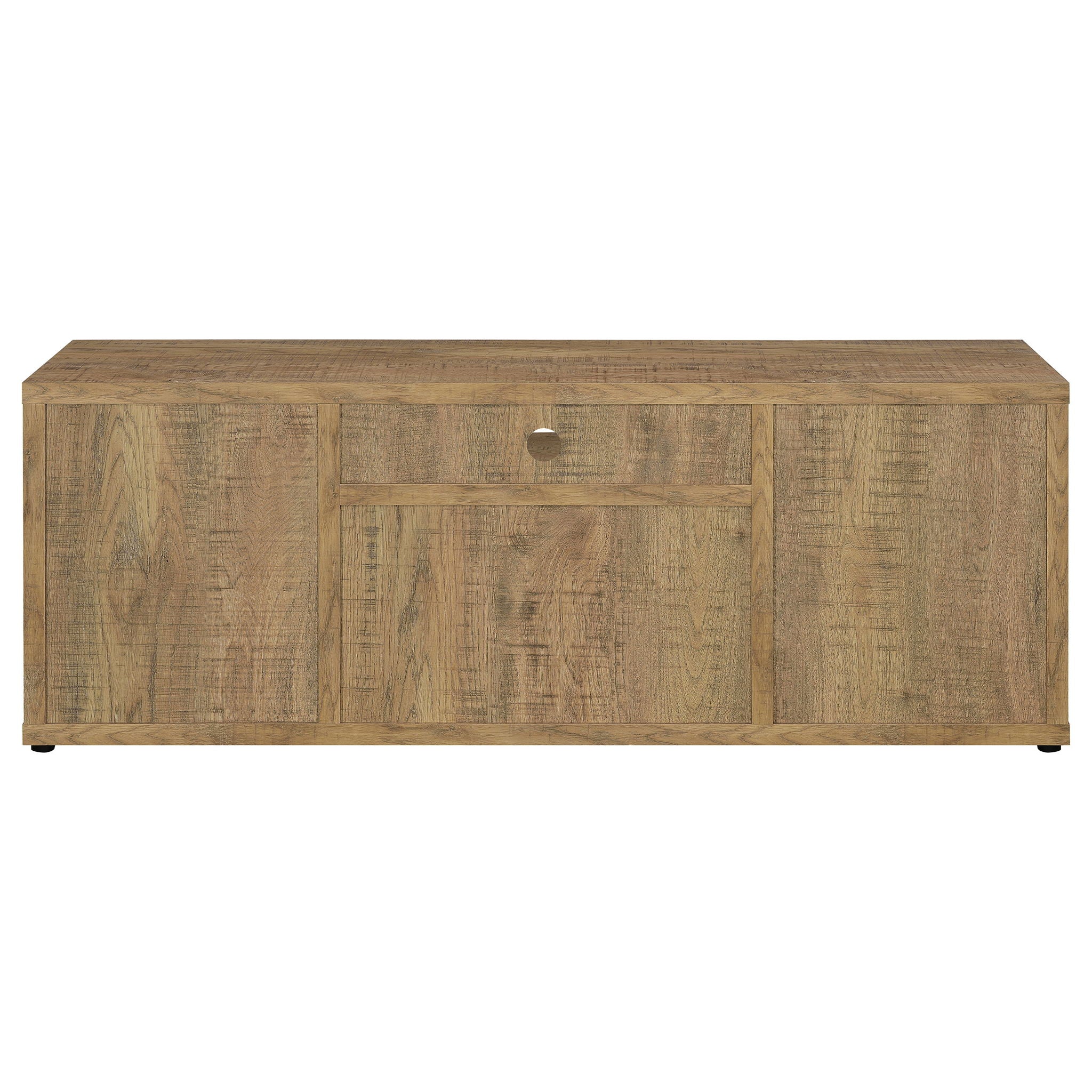 Noriega - 4 Door 60" TV Stand With Hidden Storage - Mango Color