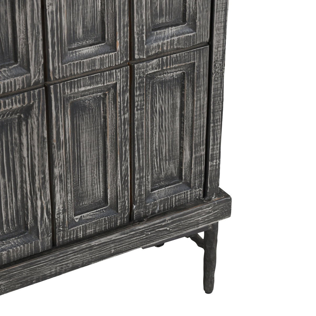 Willmark - 6 Door Iron Leg Sideboard