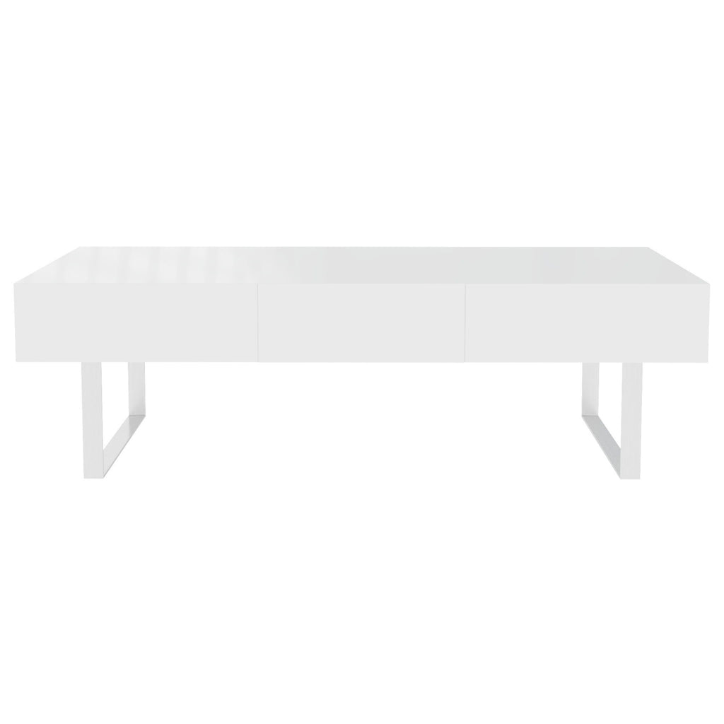 Rectangular Coffee Table With Hidden Storage