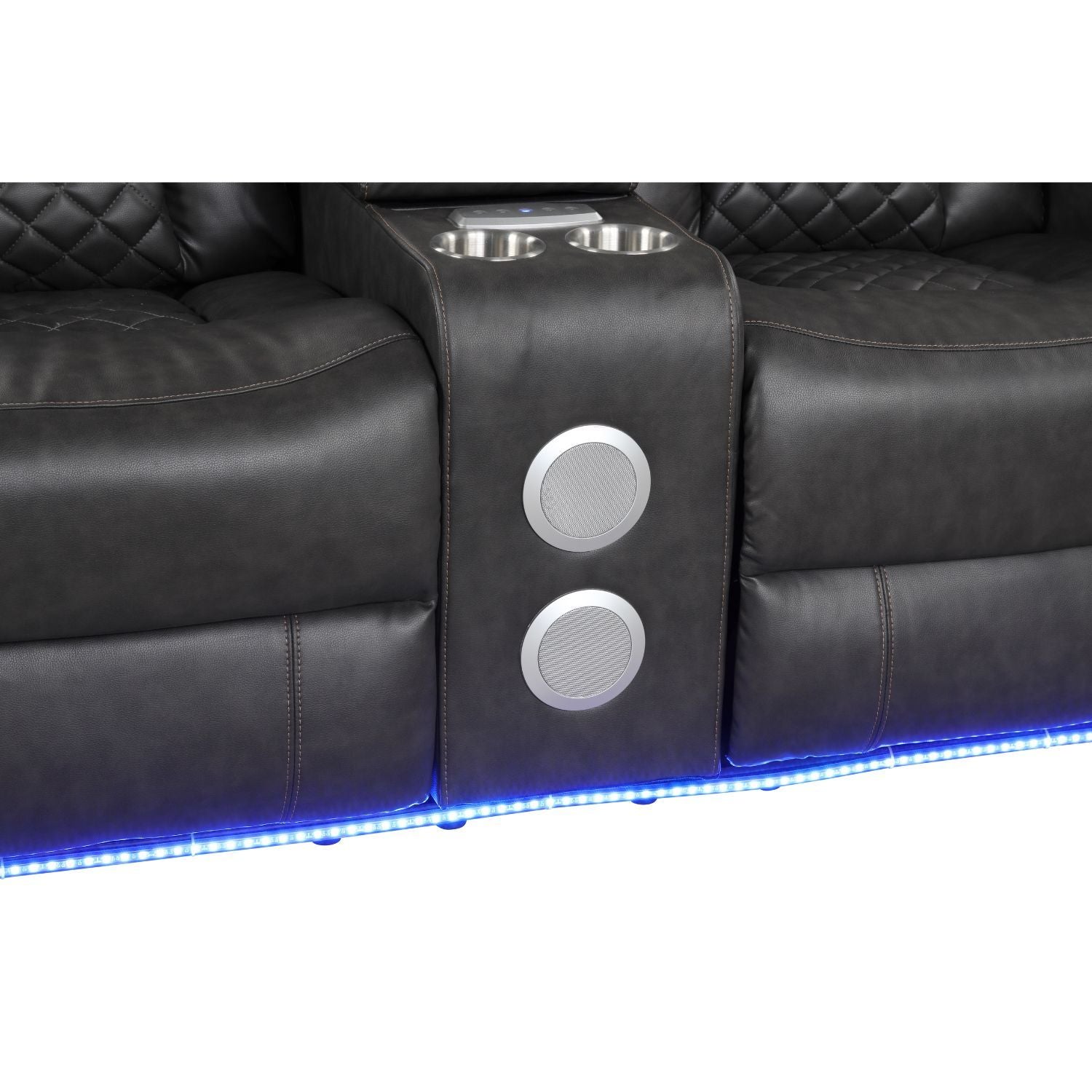 Benz - Power Recliner Set With LED Lighting And USB Charging