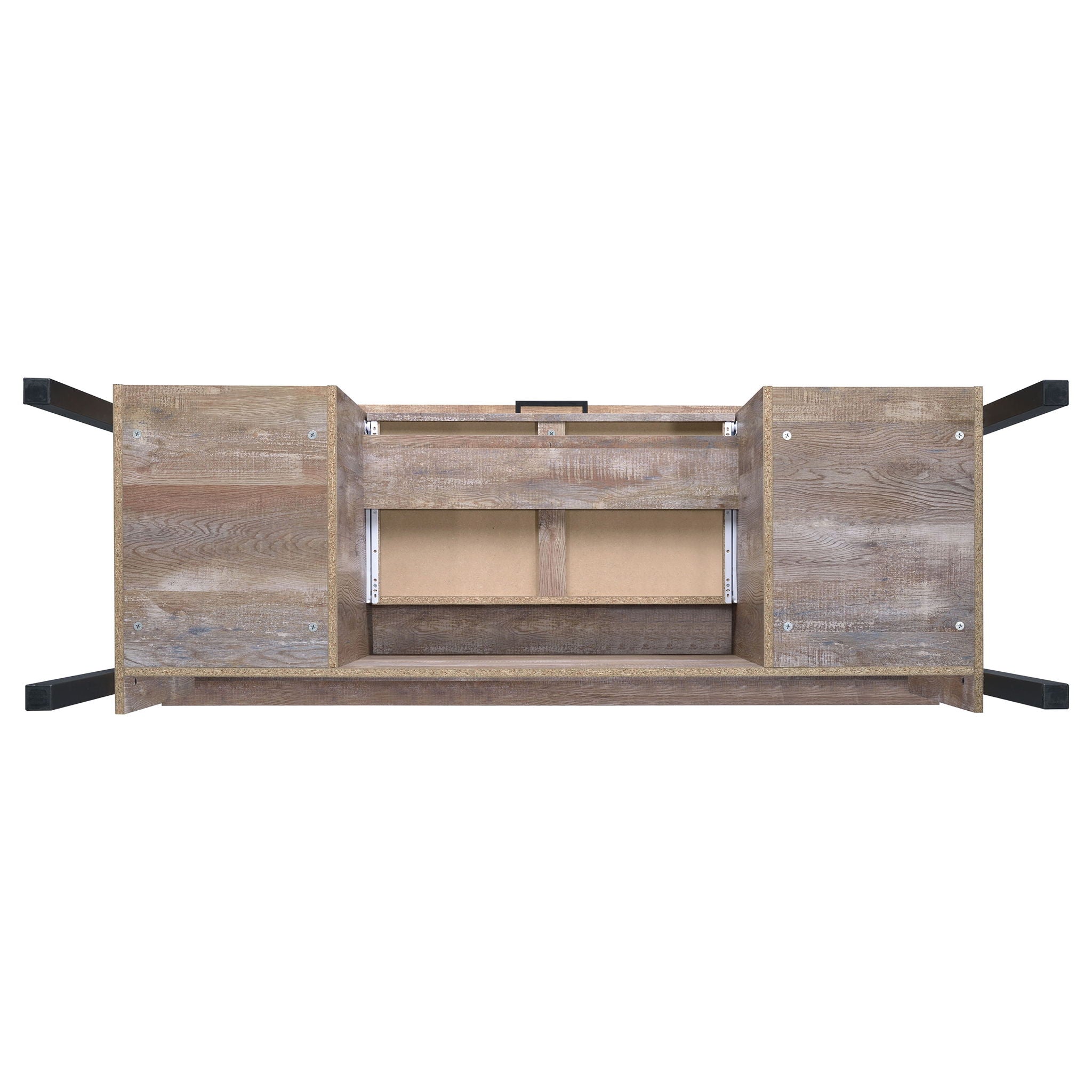Azura - 4 Drawer Office Desk - Oak